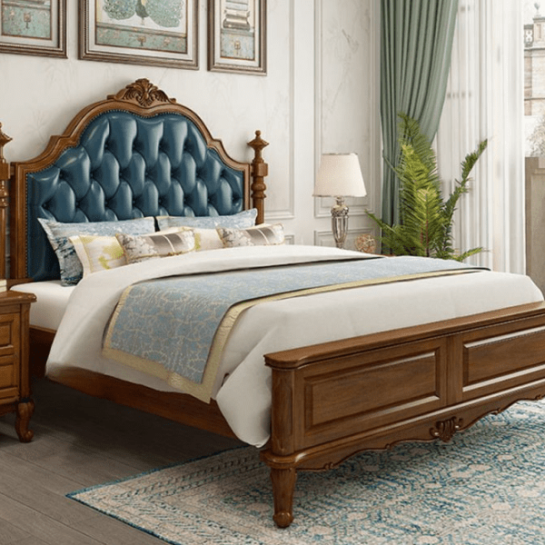 Regal  Elegance King  Classic  Wooden Bed