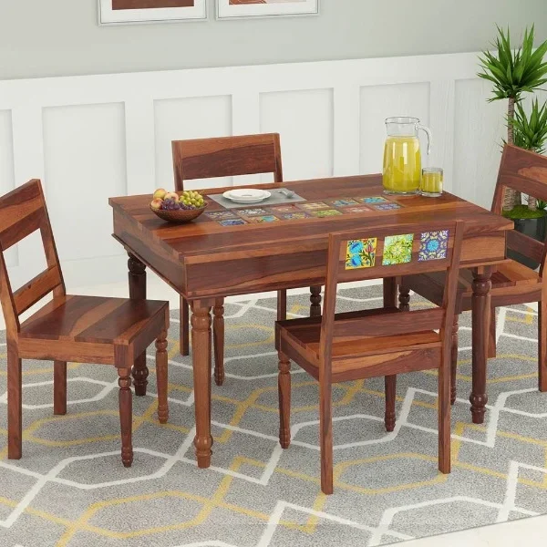 Alyssaya 4 Seater Dining Set