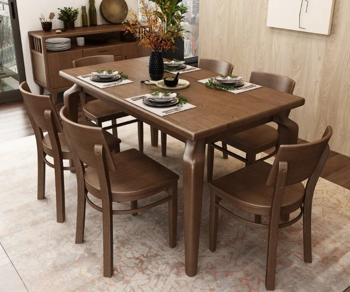 Classic Design 6 Seater Dining Set (4)