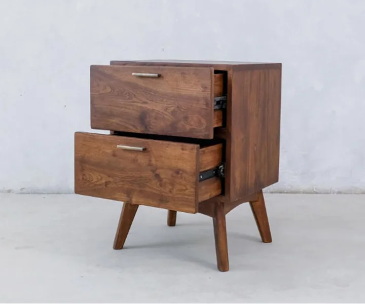 Larry Wooden Bedside Table (2)