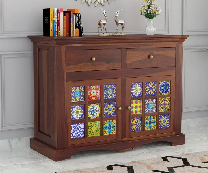 Parnell Sheesham Wood Cabinet and Sideboard (1)