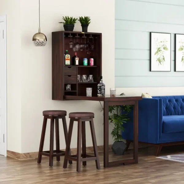 Holger Wall Mounted Bar Cabinet