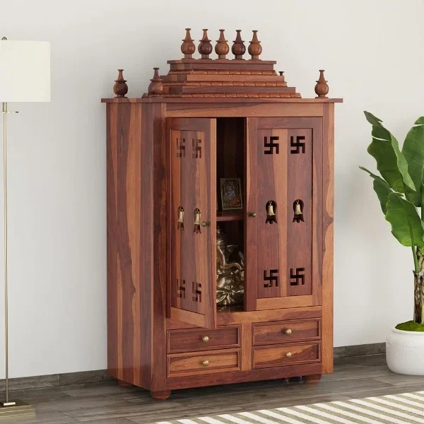 Ridhi Sheesham Wood Home Temple