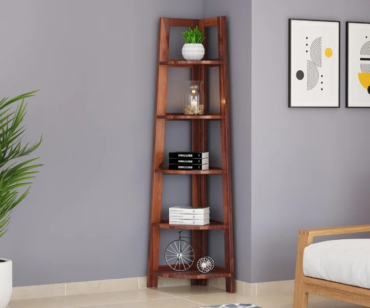 Stela Solid Wood Book Shelf (7)