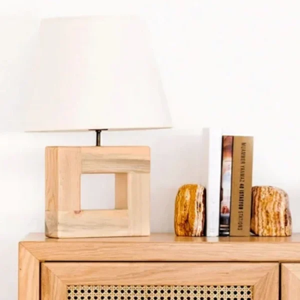 Accent Wooden Table Lamp