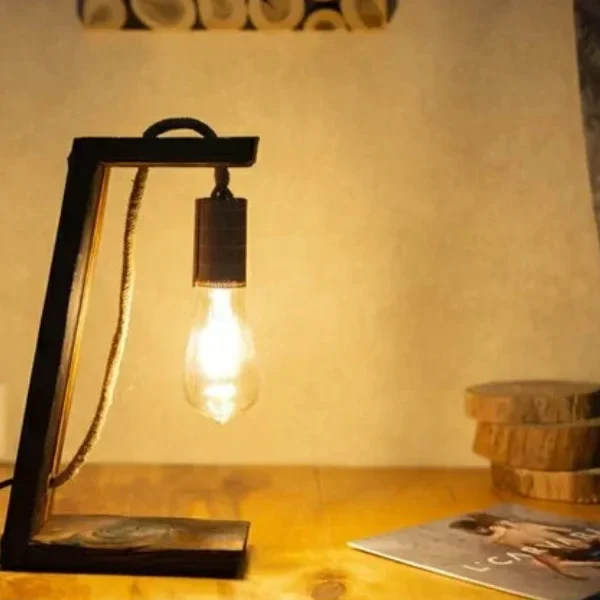 Wooden Table Lamp
