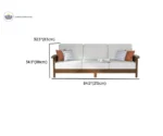 Verona Classic Wooden Sofa Set