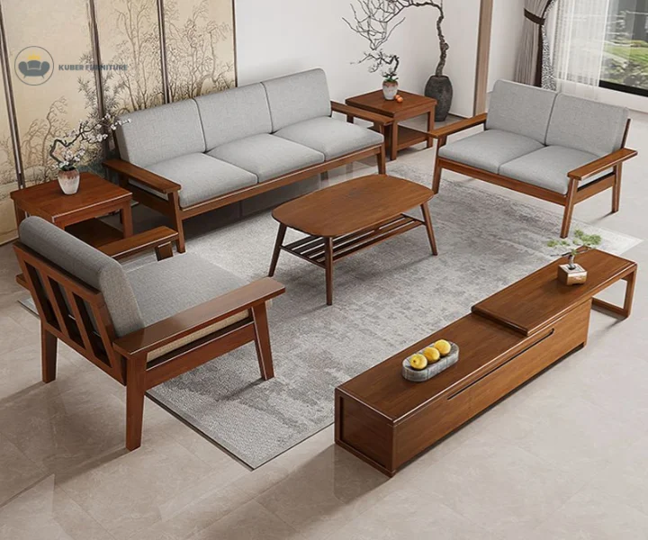 Classicist Mold-resistant Grey Standard Sofa (9)